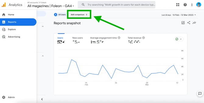Screenshot comparison