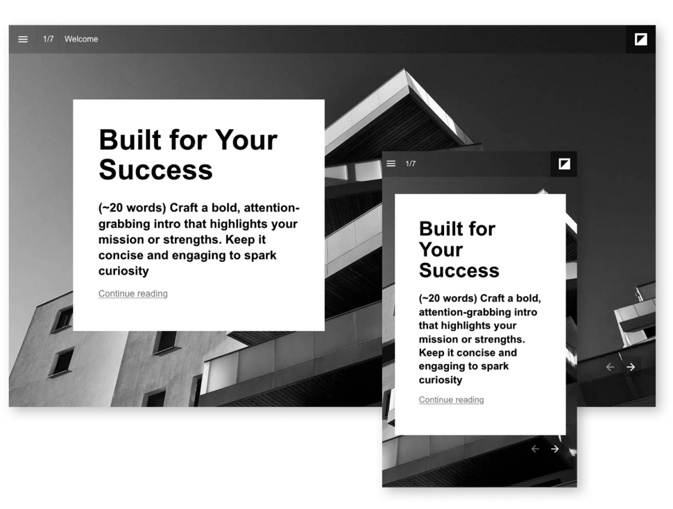 Company brochure template