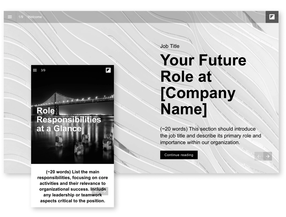Job posting template