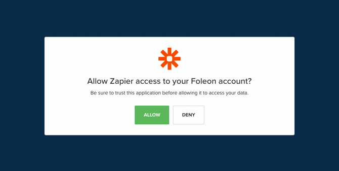 Zapier access