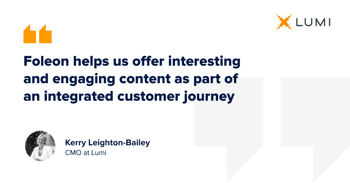 
                    How Lumi fuels their customer journey with content experiences
                    