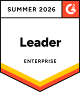 Grid leader enterprise G2 badge