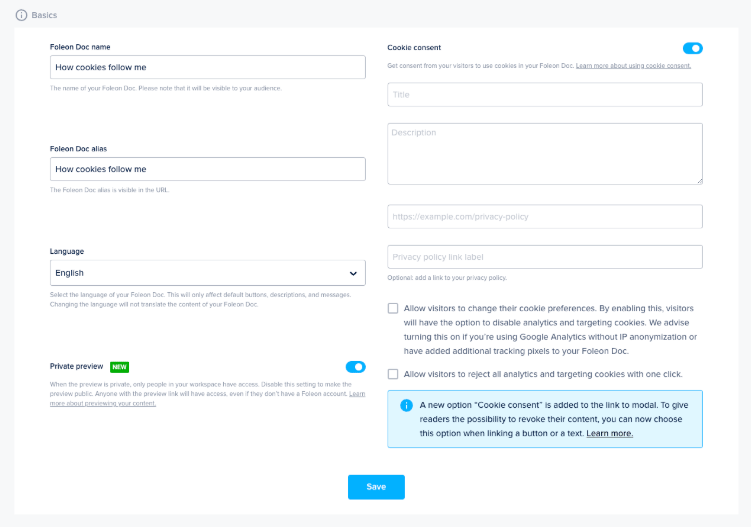 All about cookie consent