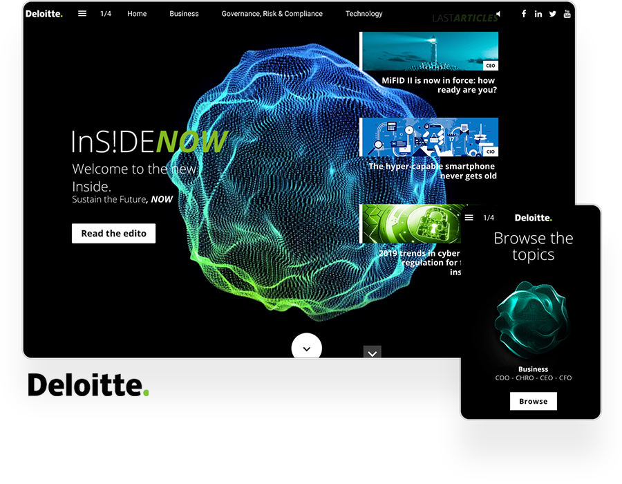 interactive magazine example deloitte