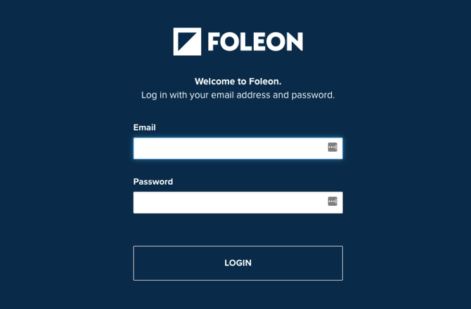 log in to Foleon