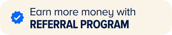 Earn money with our referral program
