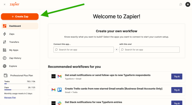 zapier connect