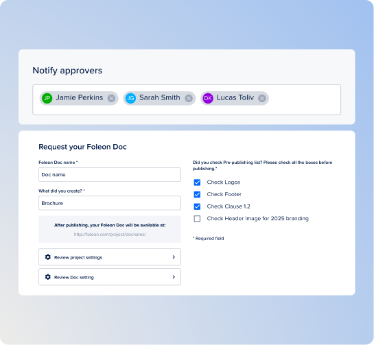 Content-Governance-approval flow