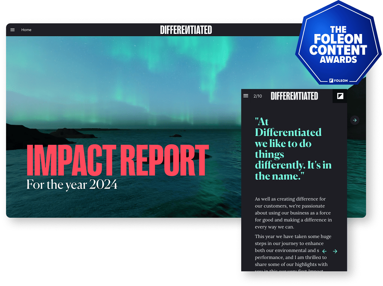 Differentiated Impact Report Example – Foleon