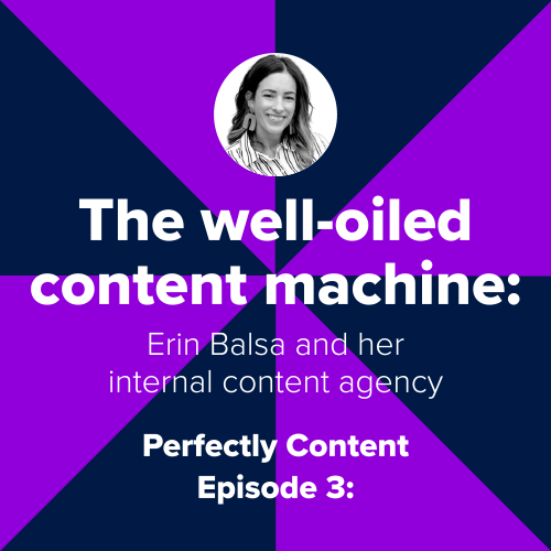 In this episode of Perfectly Content, Erin Balsa from Predictive Index tells us how and why they built their own internal creative agency. 