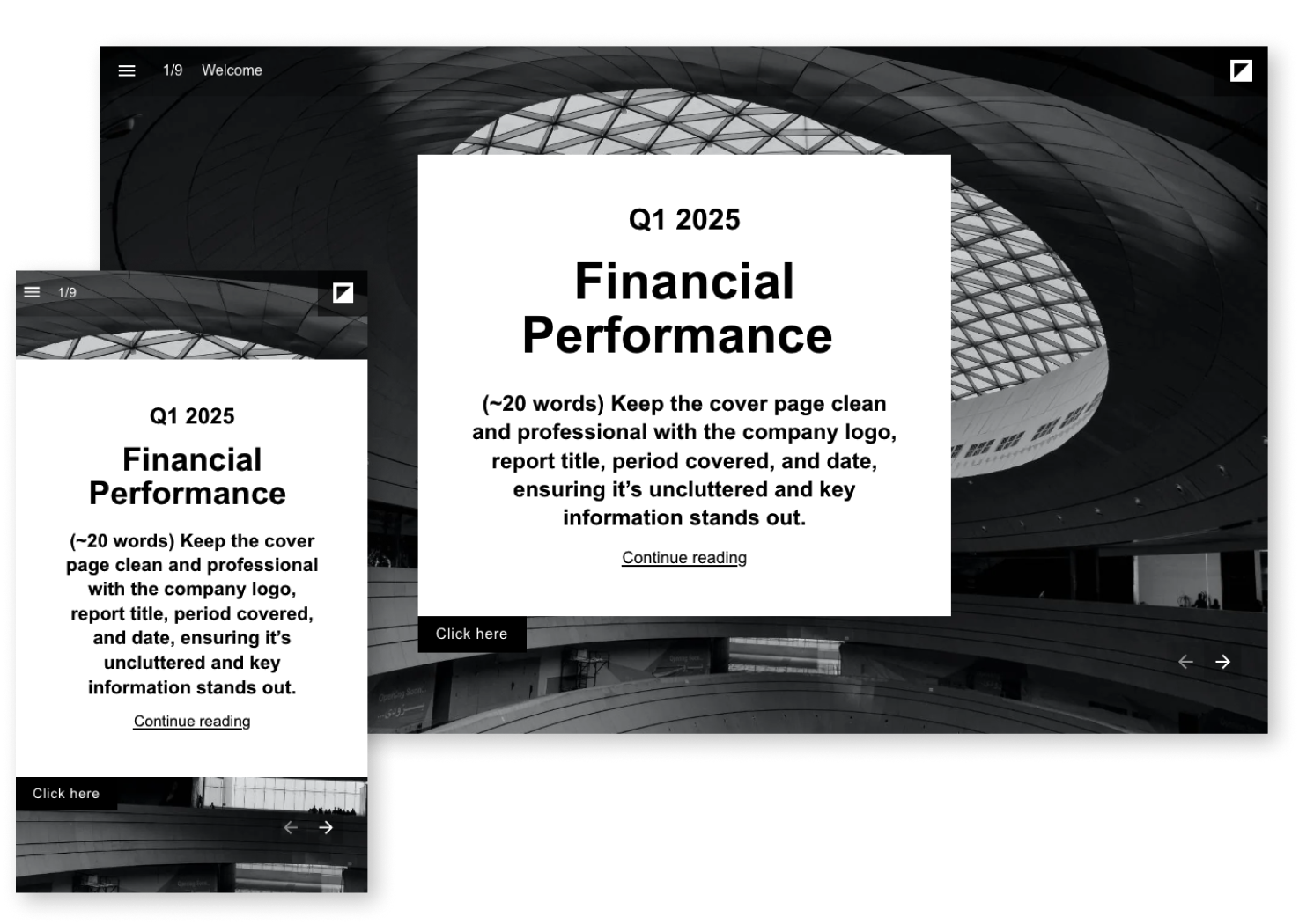 Quarterly report Quarterly report