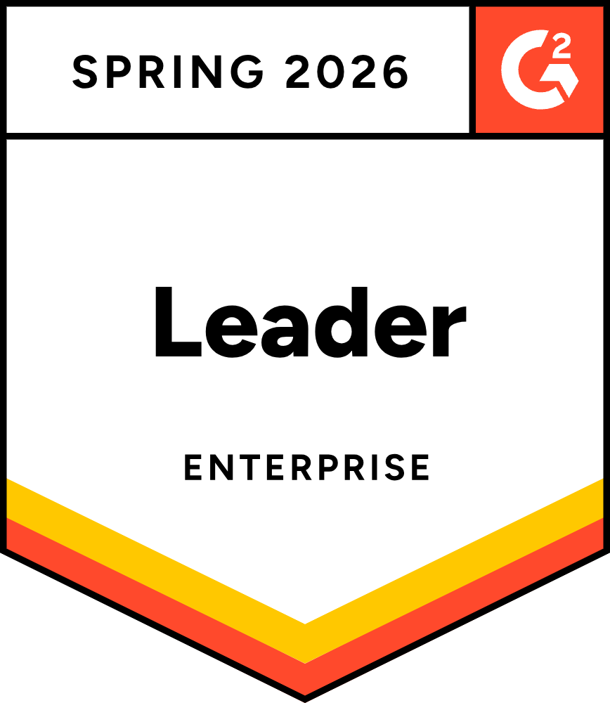 Grid leader enterprise G2 badge